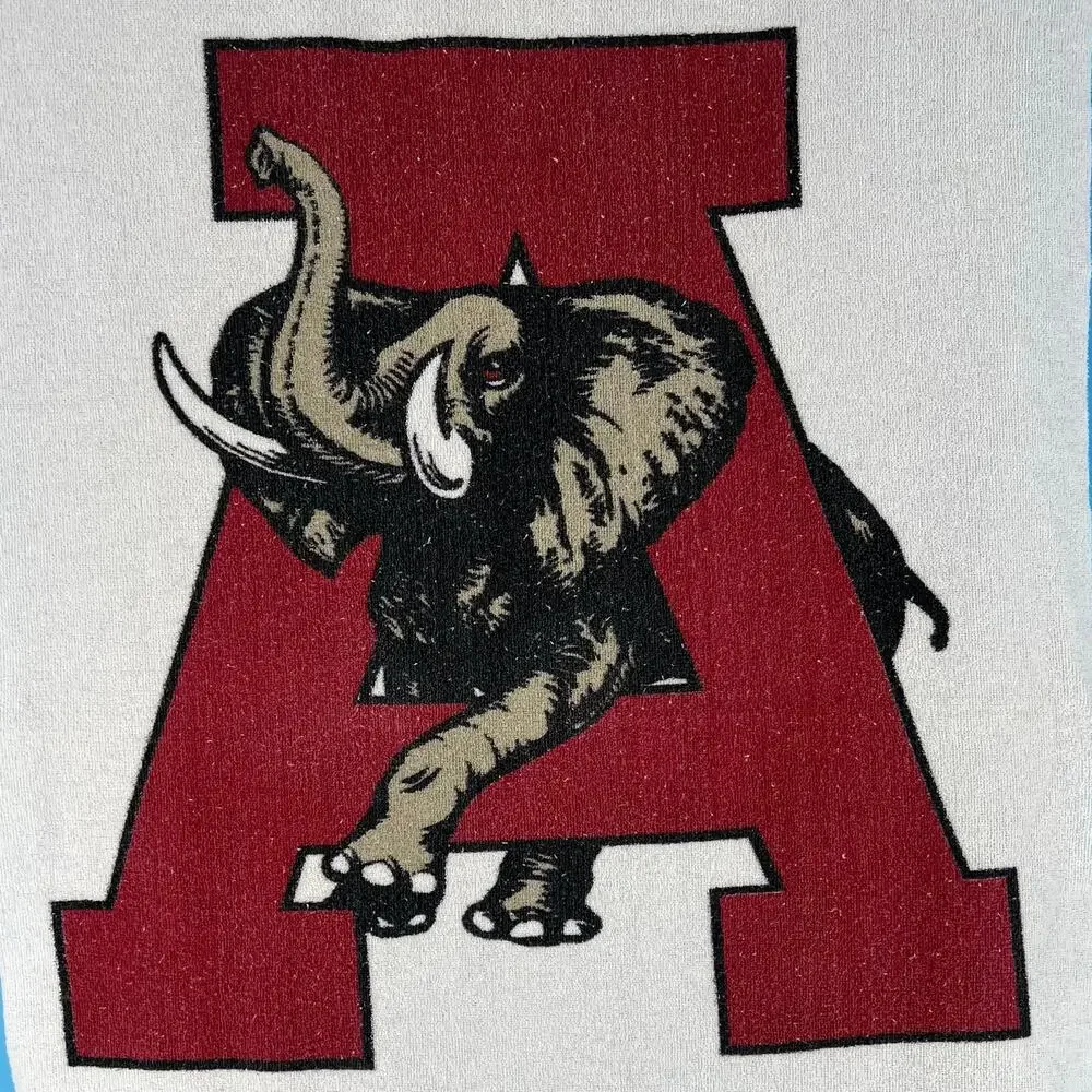 80s Alabama Crimson Tide beach towel 1980s vintage